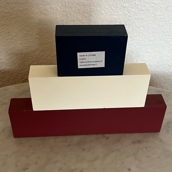 "Home Is Where Your Favorite Moments Are" Red White Blue Wood Sign Decor - Picture 3 of 5